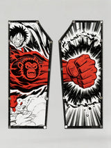 Luffy Flghting Snap-On DTG Print Patches
