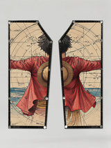 Classic D.Luffy Back View DTG print Patches