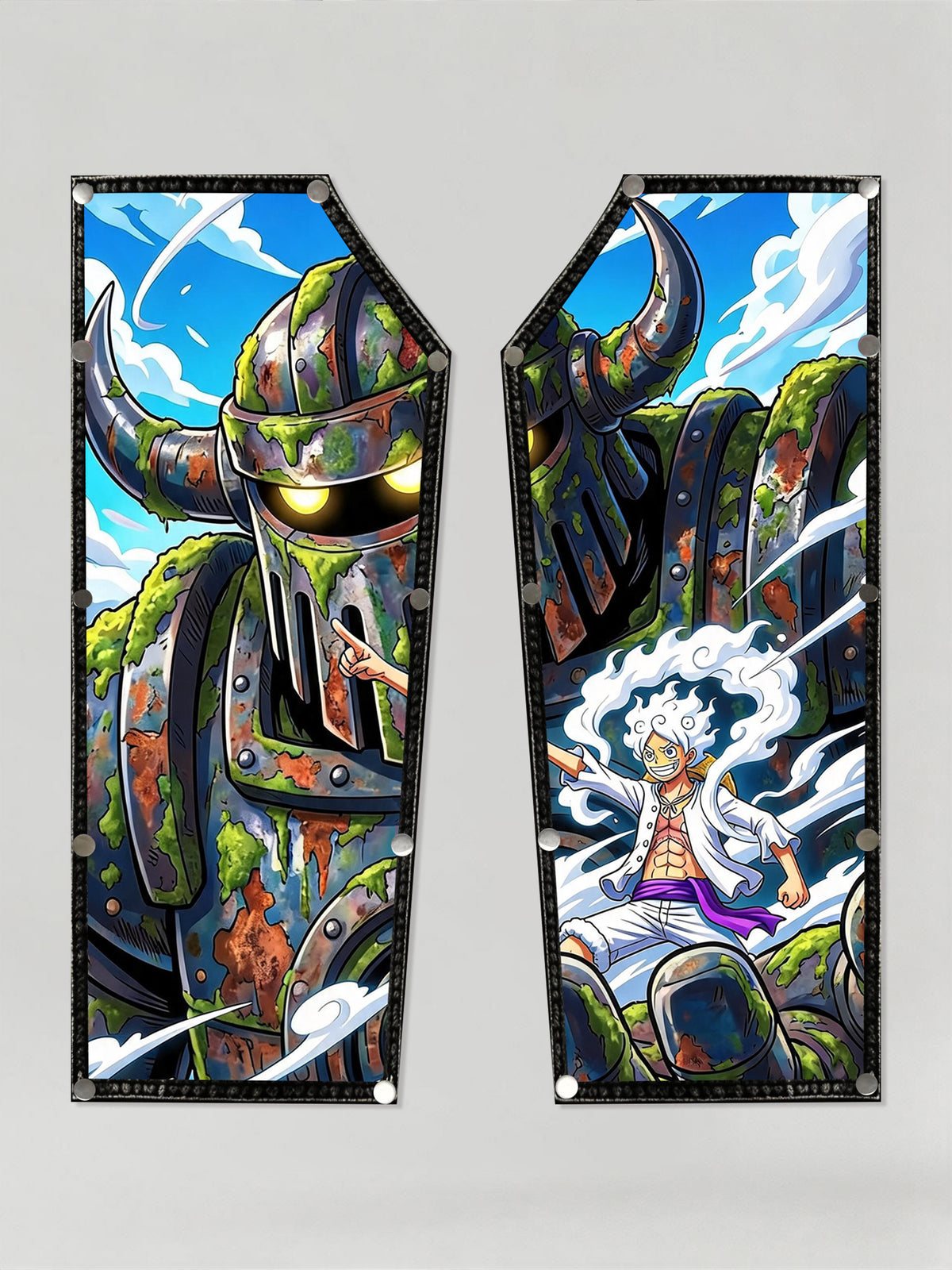 Giant vs Gear 5 Luffy Denime Fabric Patches