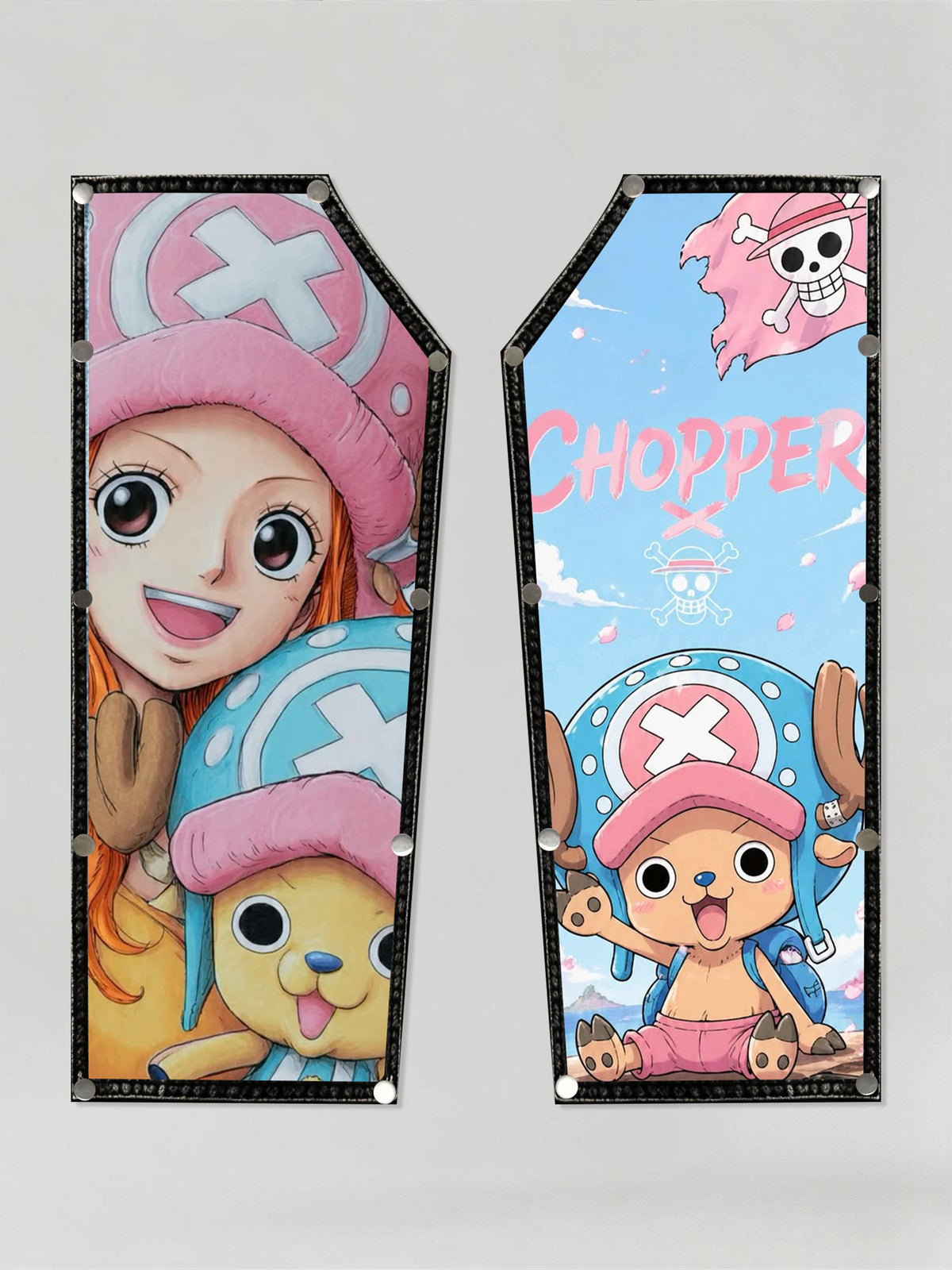 One Piece Chopper & Nami Snap-on Patches