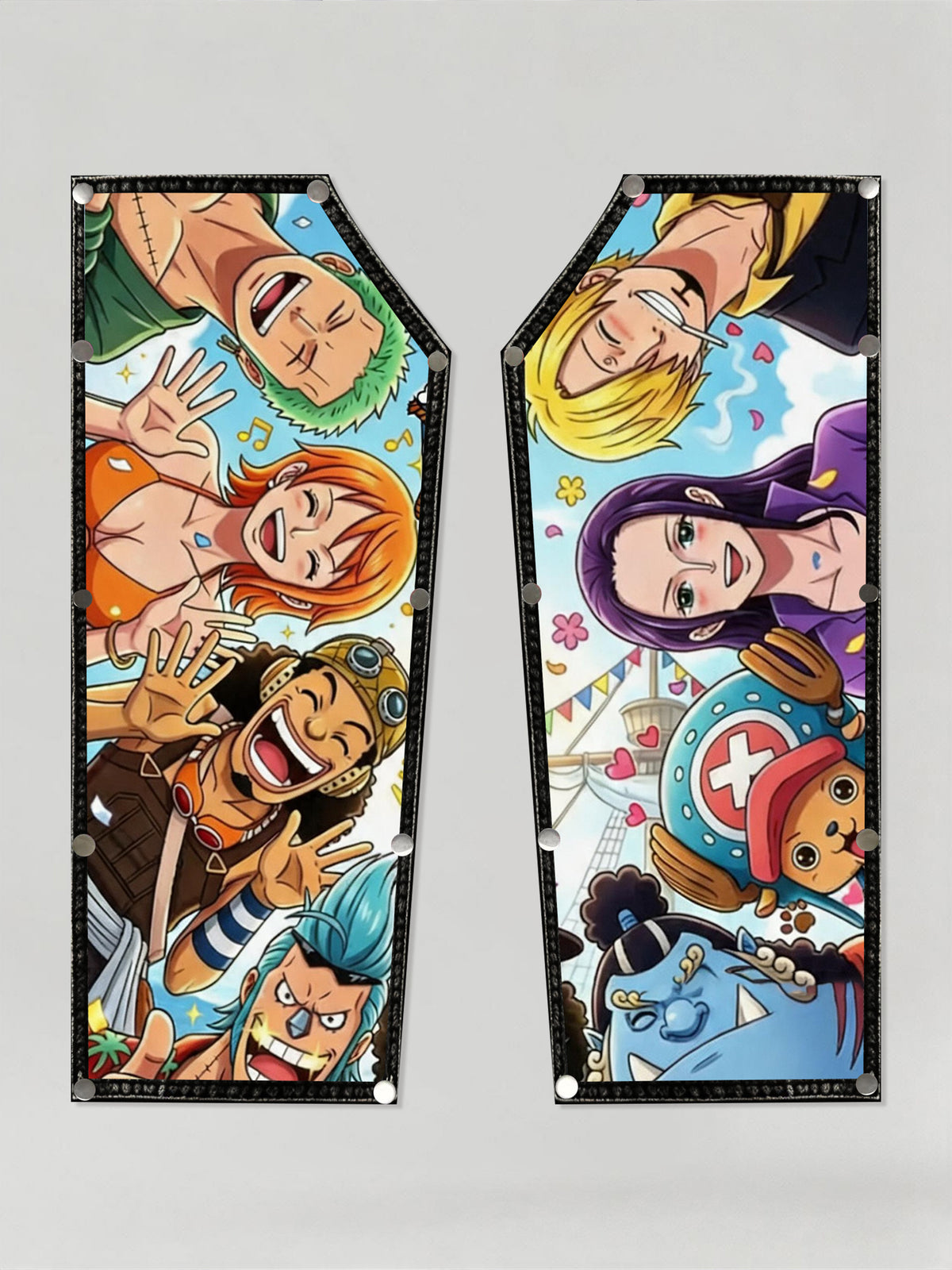 One Piece Straw Hat Pirates snap-on Patches