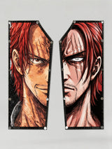 One Piece Red hair Shanks snap-on Patches