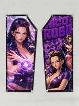 One Piece Nico Robin Purple Outfit Patches