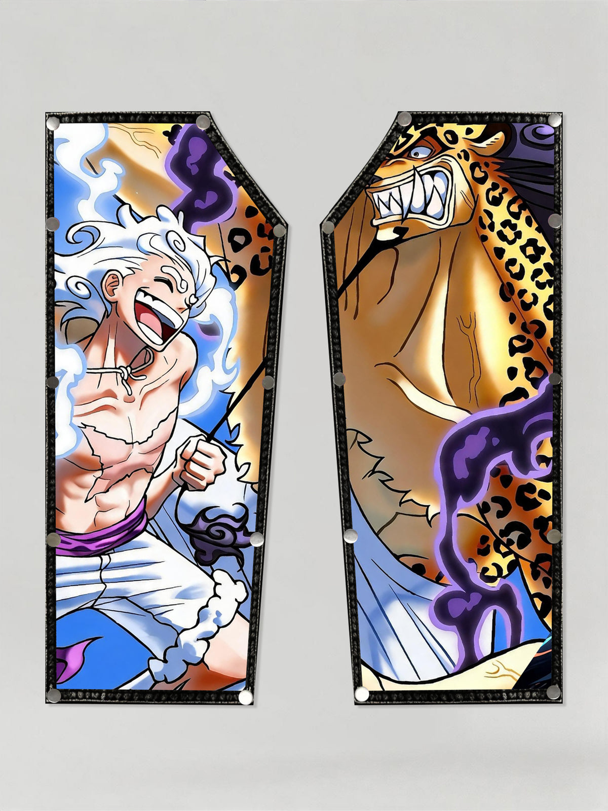 Gear 5 Luffy & Rob Lucci Snap-on Patches