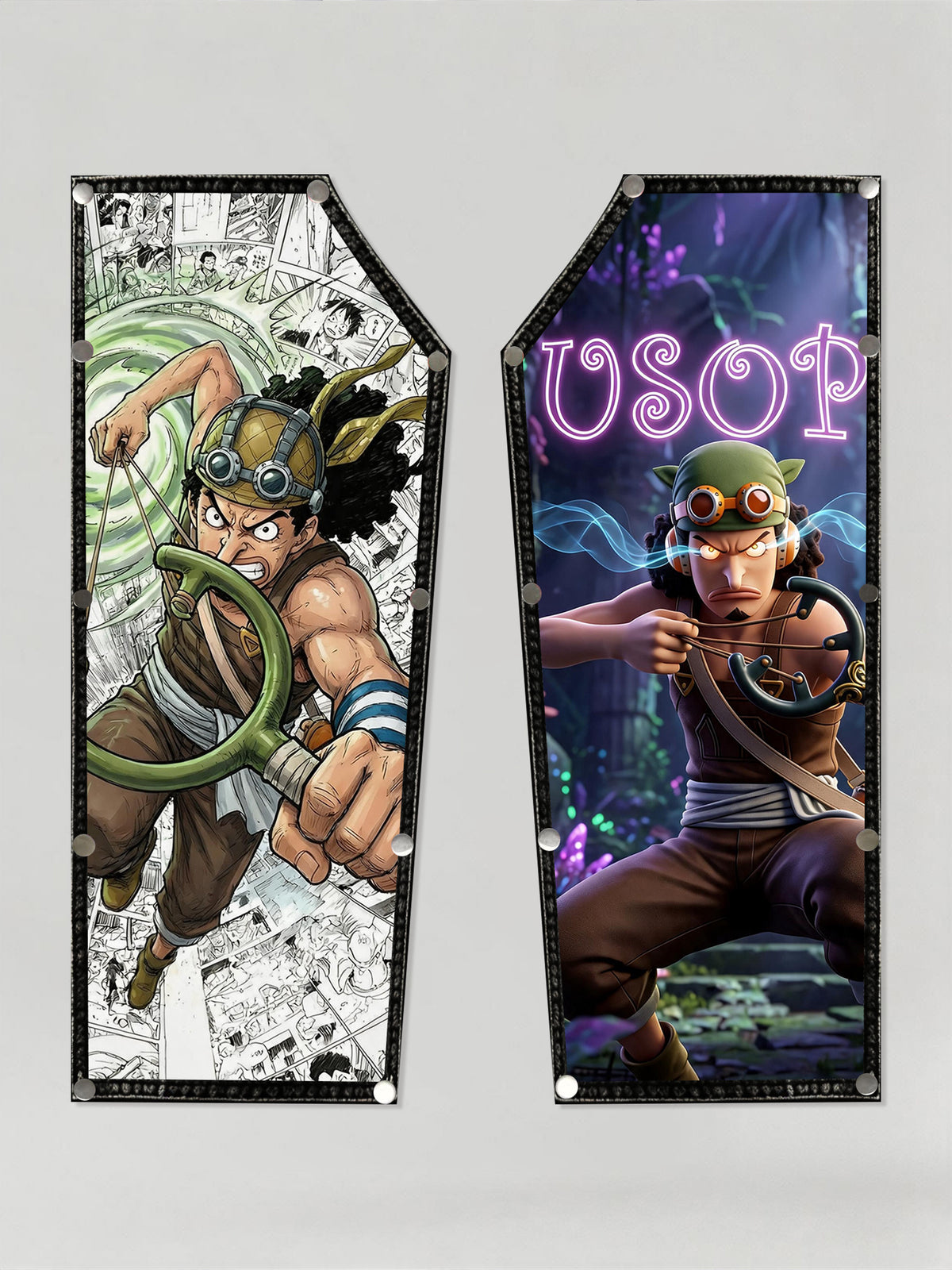 One Piece Usopp Snap-on Anime Patches