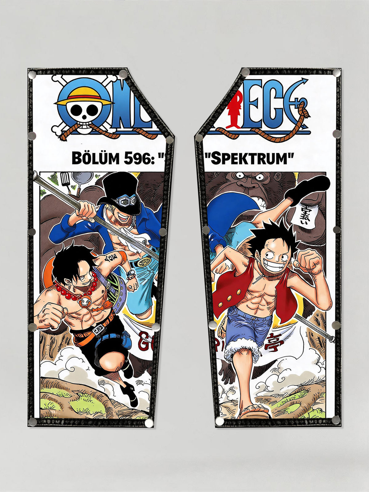 One Piece ASL detachable snap-on Patches
