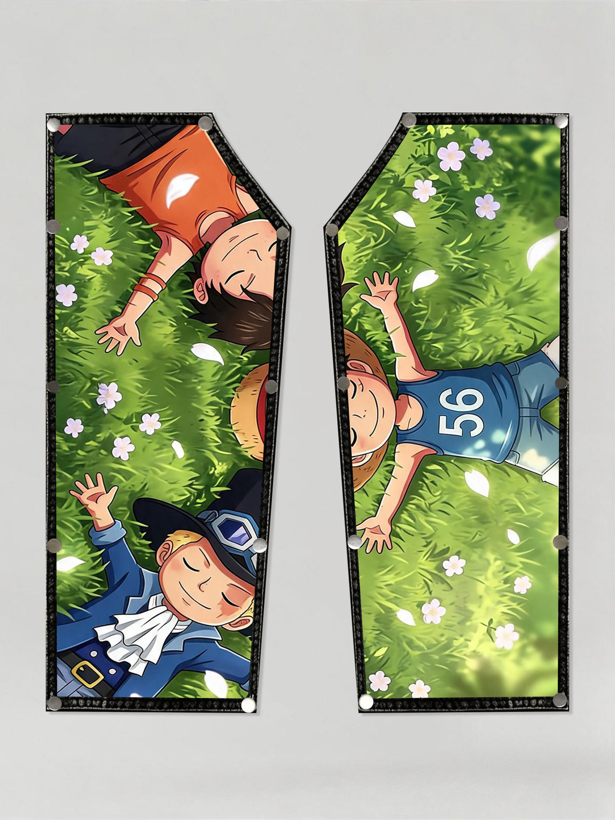 One Piece Childhood ASL snap-on Patches