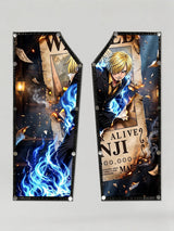 One Piece Anime Wanted Sanji cotton Patches