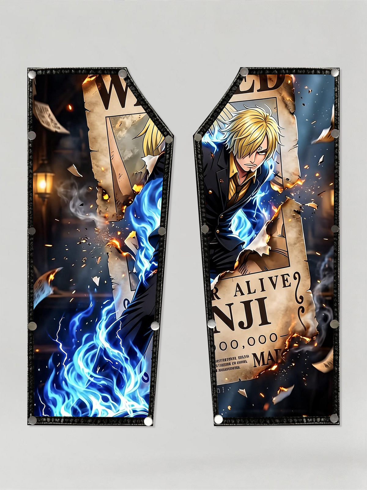 One Piece Anime Wanted Sanji cotton Patches