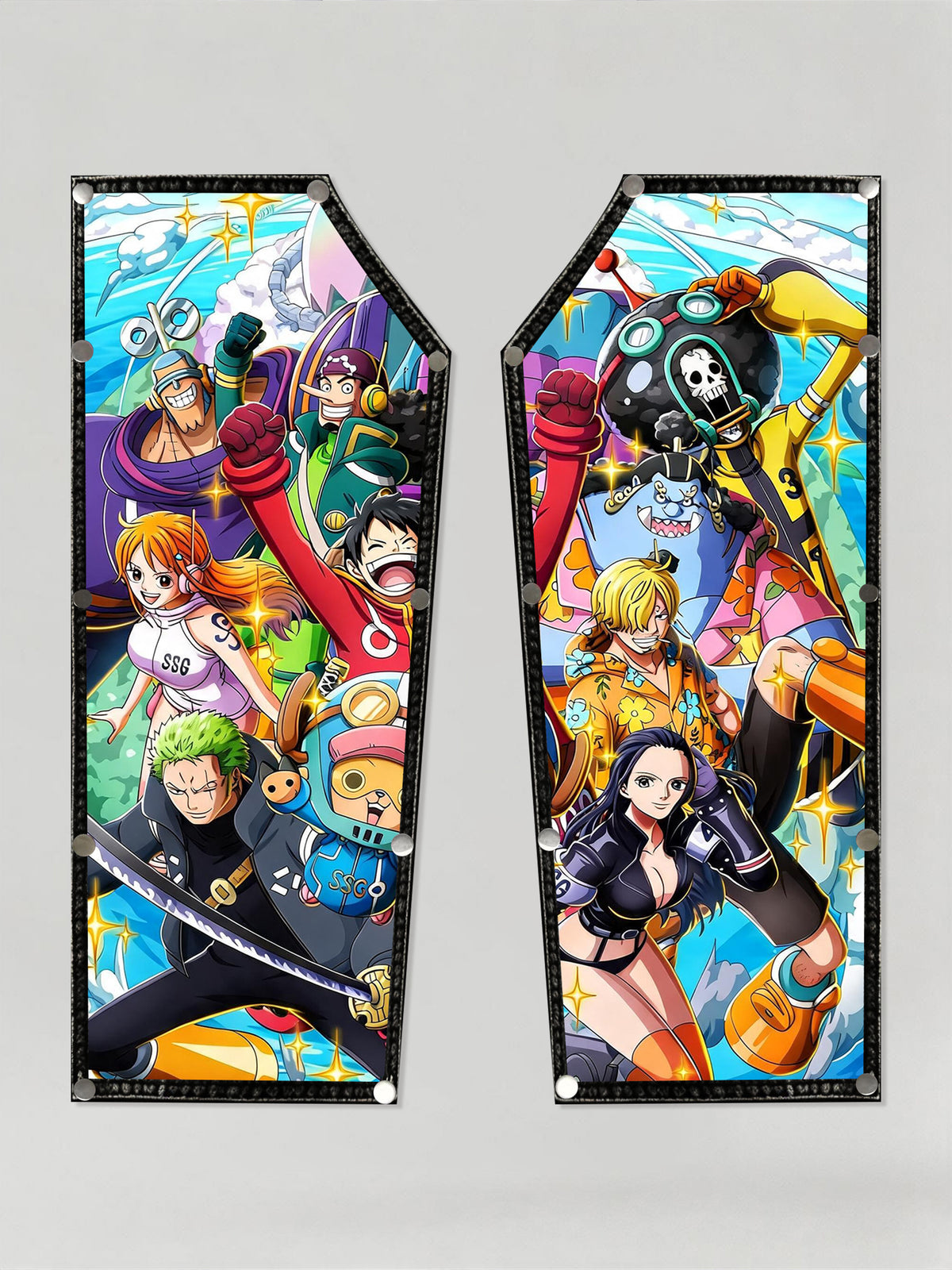 One Piece Straw Hat Crew Snap-on Patches