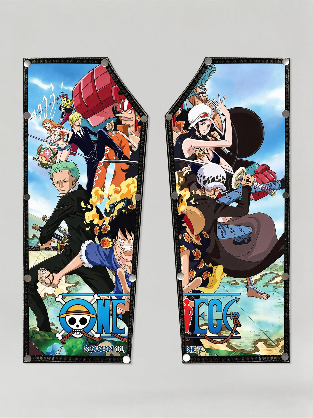 Straw Hat Pirates & Trafalgar Trafalgar Law Patches