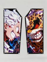 One Piece Anime Gear 5 Luffy & Rob Rucci Patches