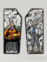 One Piece Anime Crocodile & Smoker Patches