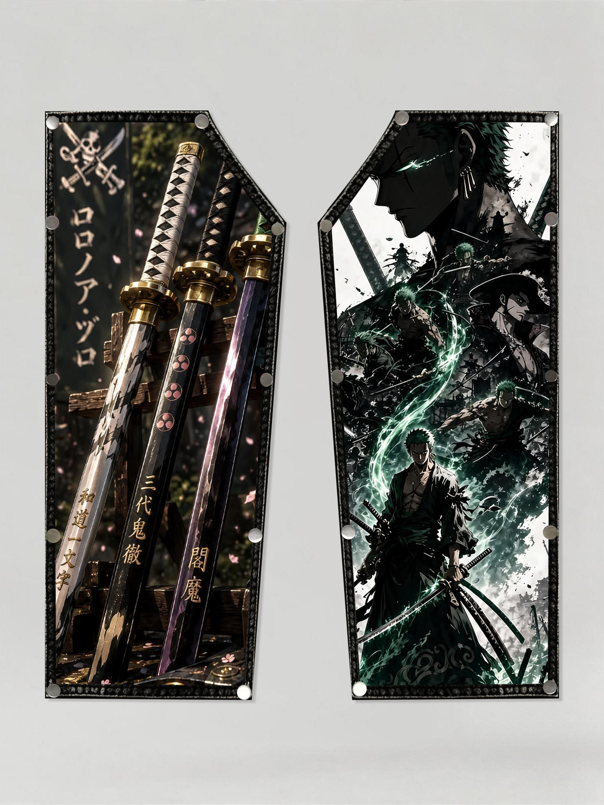 Anime Dracule Mihawk Snap-On Fabric Patches