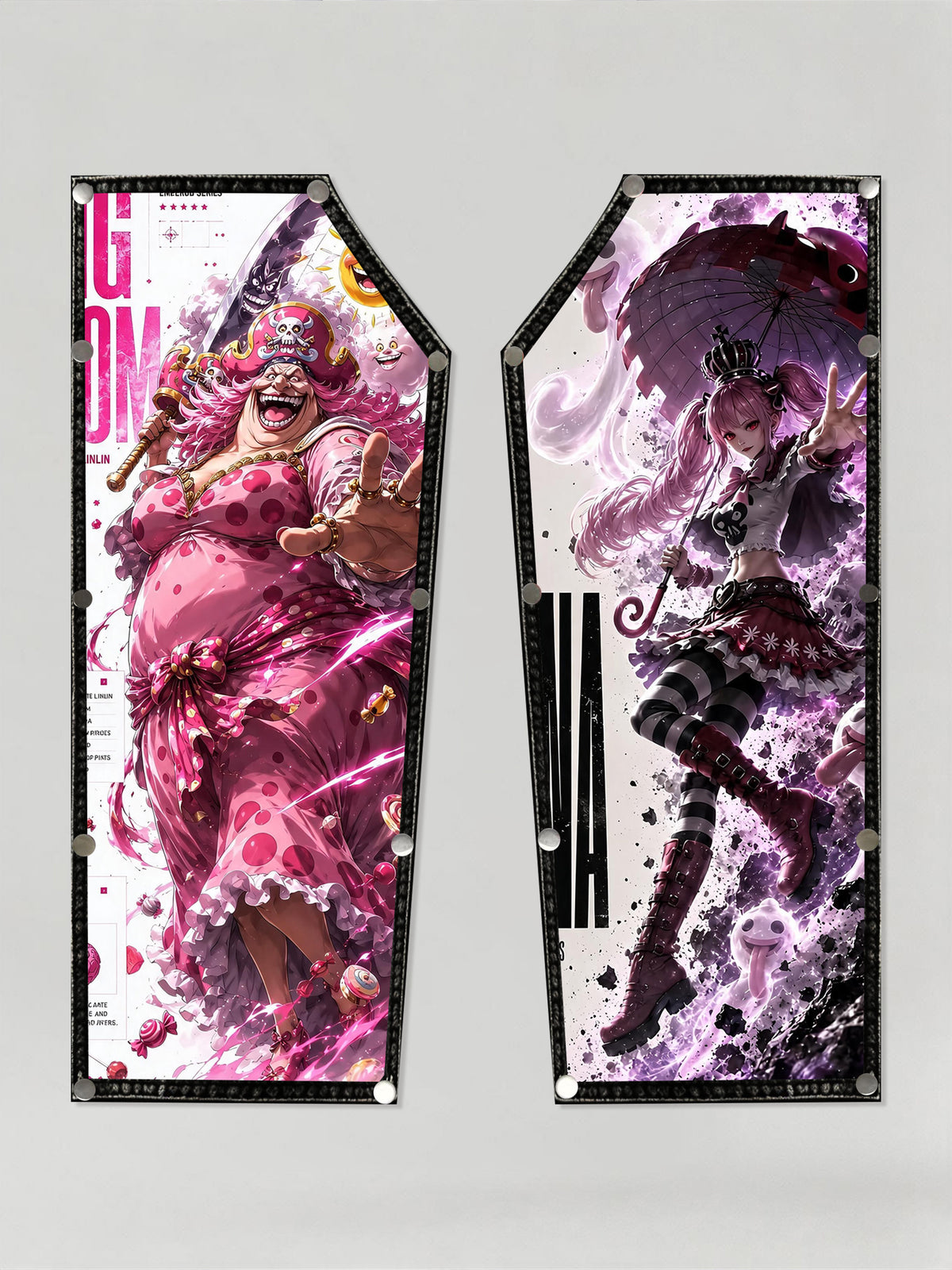 BIG MOM & Perona Anime Snap-On Fabric Patch