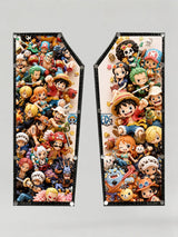 One Piece Full Crew Chibi 3D Style Denim Patch