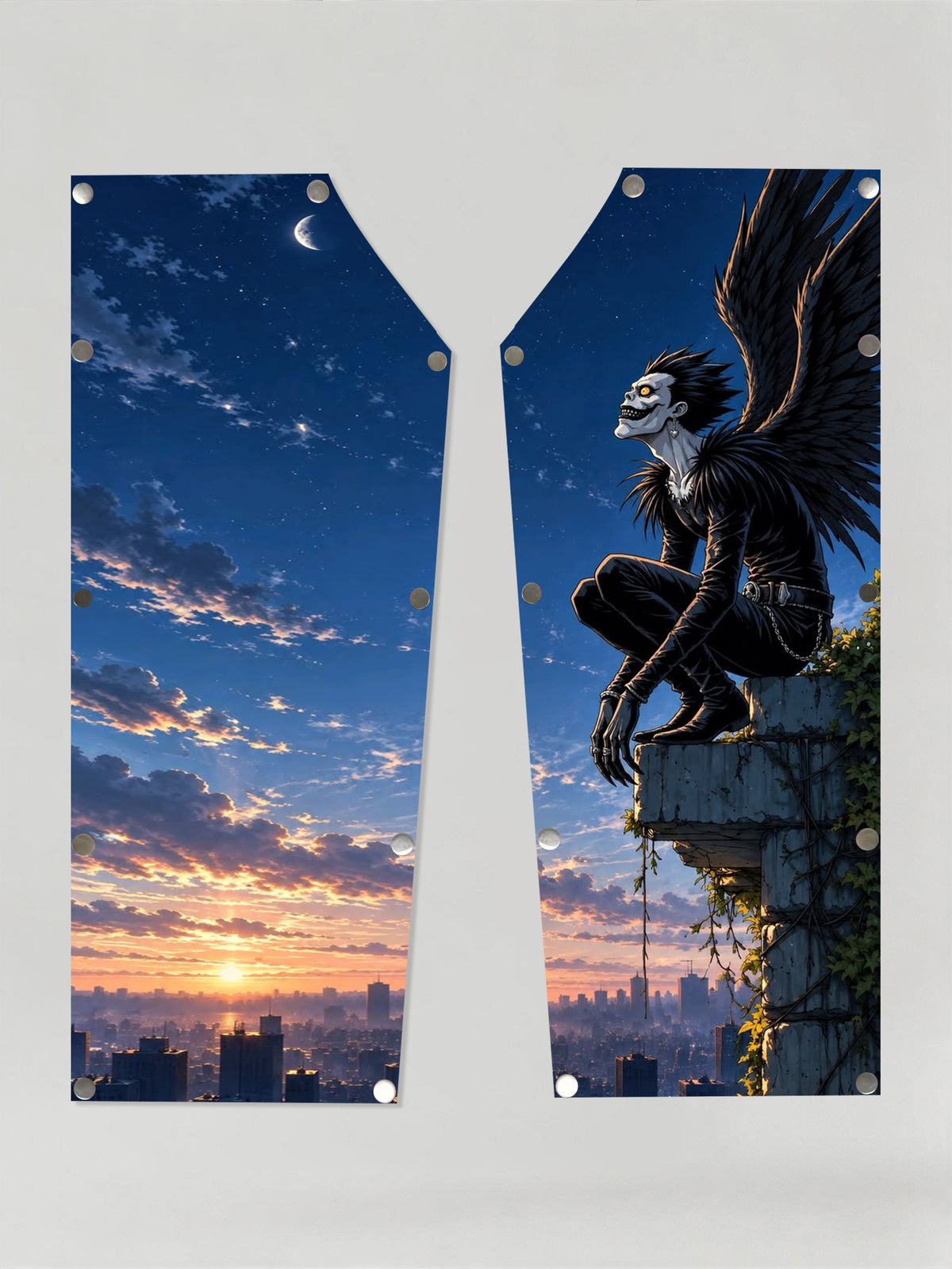 Anime Death Note Ryuk Snap-on cotton Patches