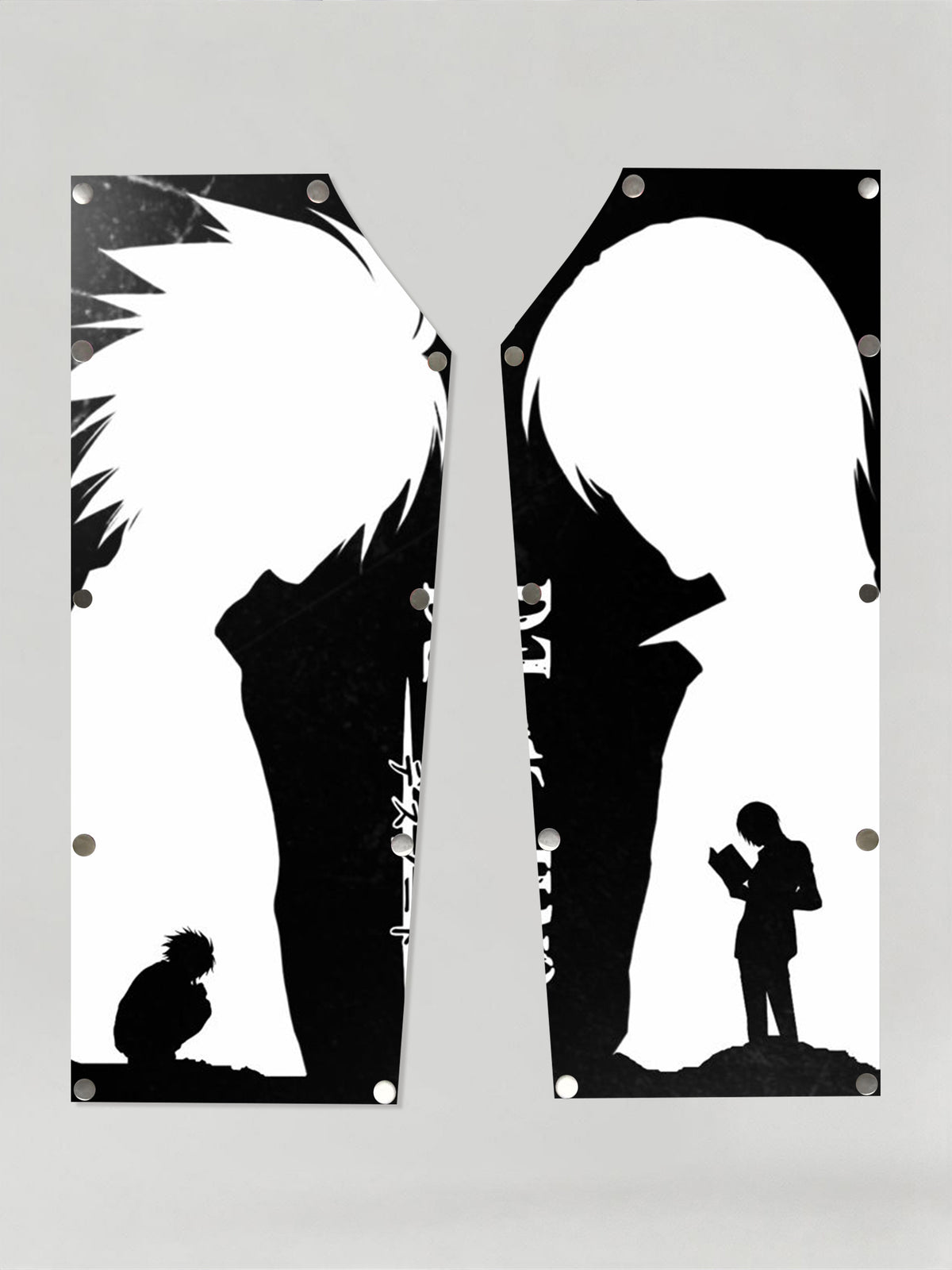 Death Note Light Yagami & Lawliet Black/white Patches
