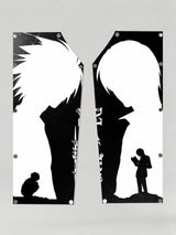 Death Note Light Yagami & Lawliet Black/white Patches