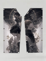 Death Note Dark ink-wash art style Patches