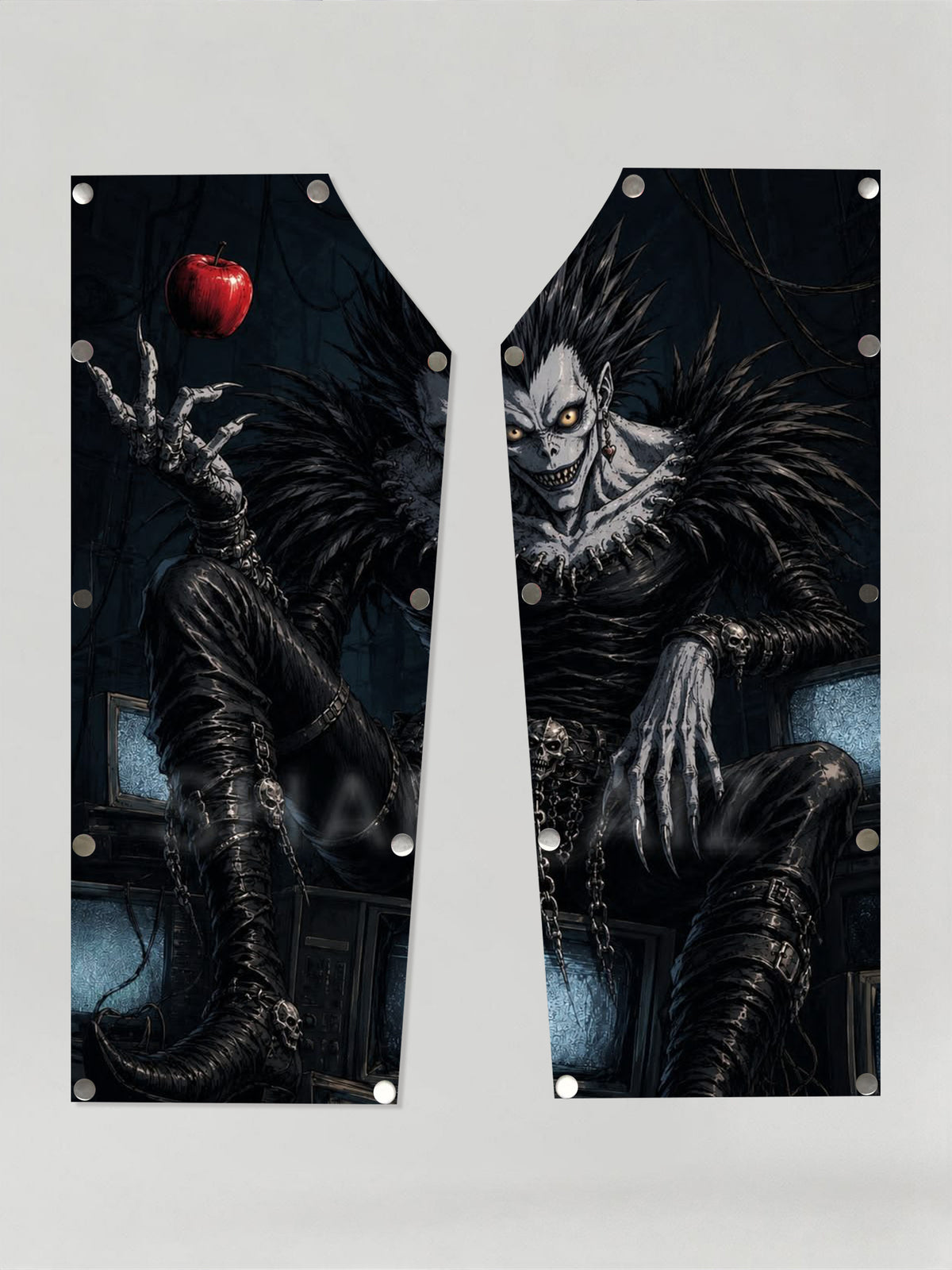 Anime Death Note Ryuk Snap-on Patches