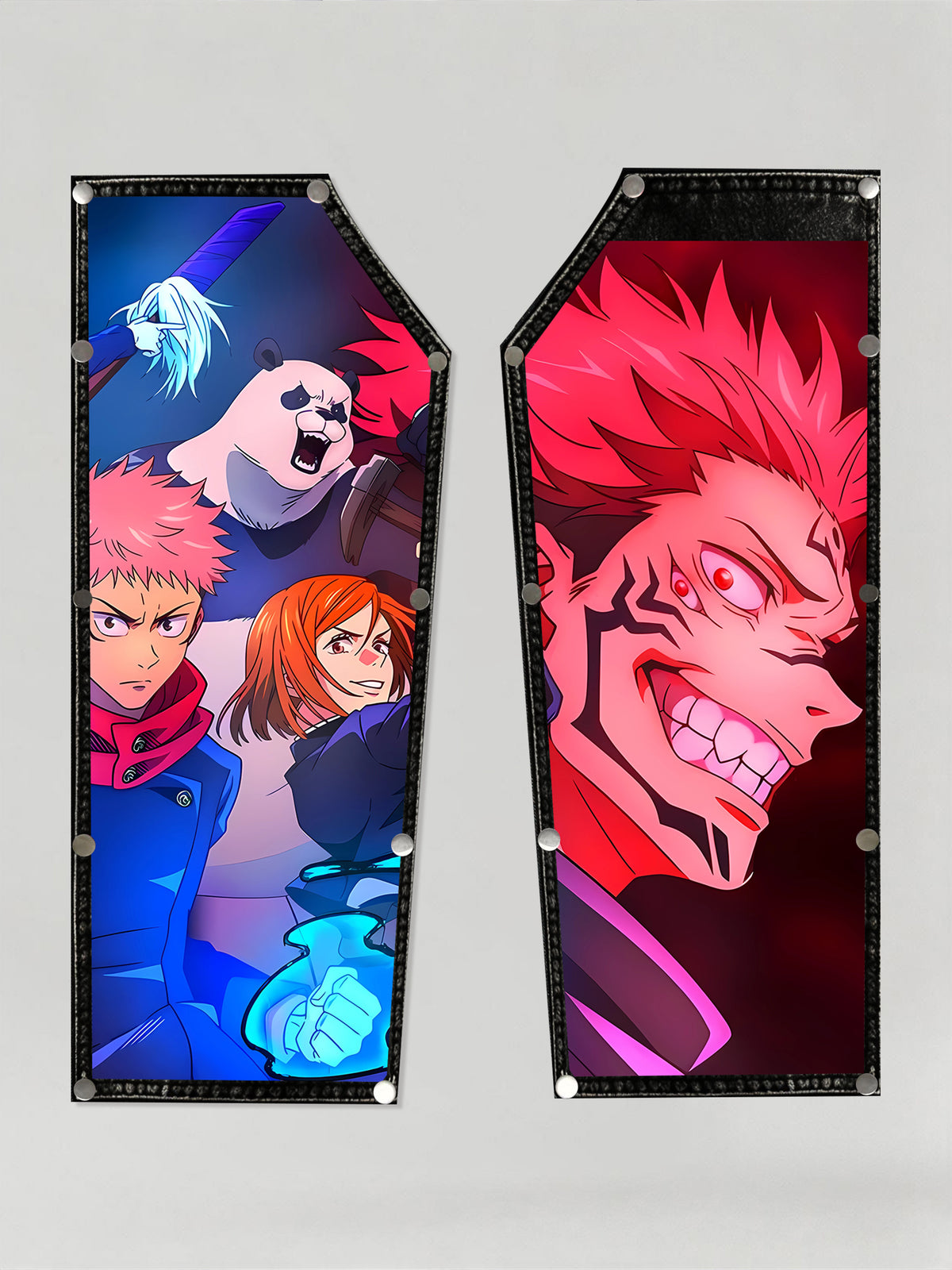 Yuji Itadori, Nobara, Panda, Maki & Sukuna Patches