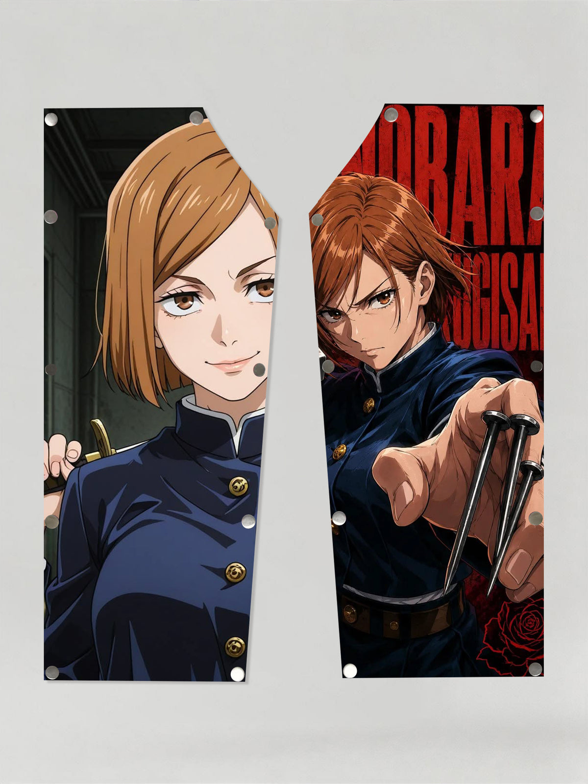Jujutsu Kaisen Kugisaki Nobara Snap-on Patches