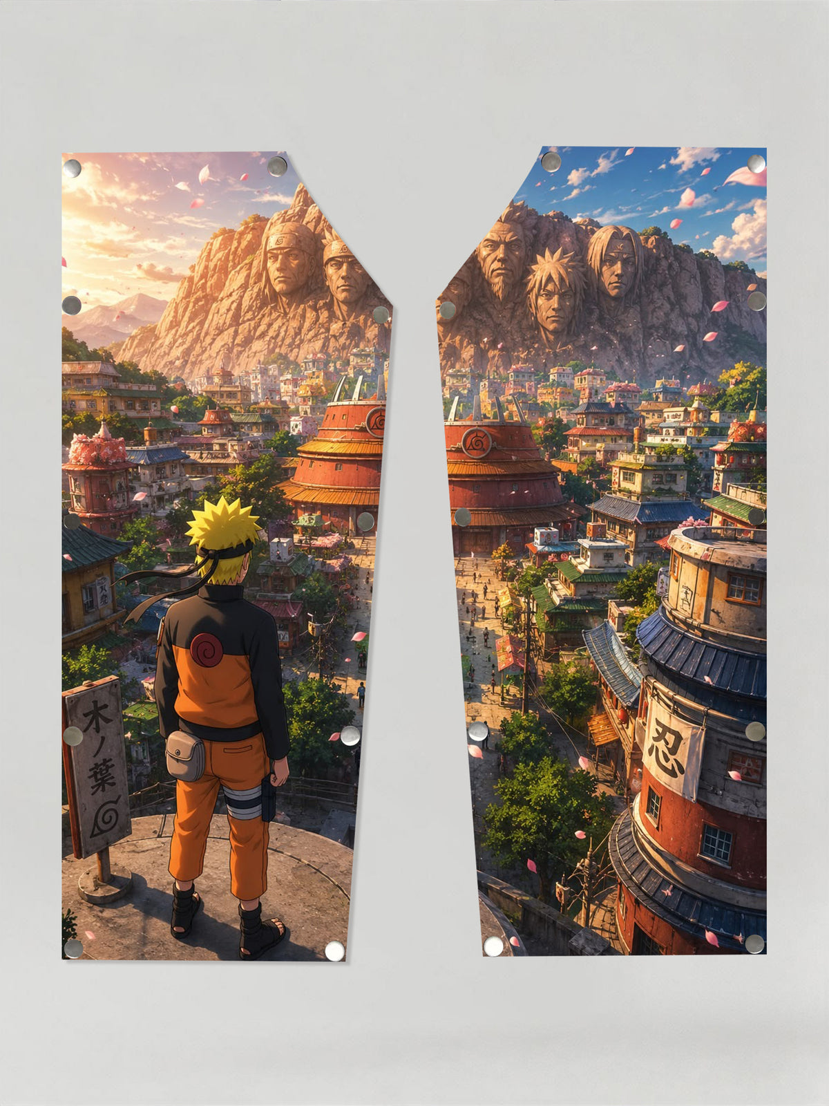 Anime Naruto Hidden Leaf Village Cotton Patches