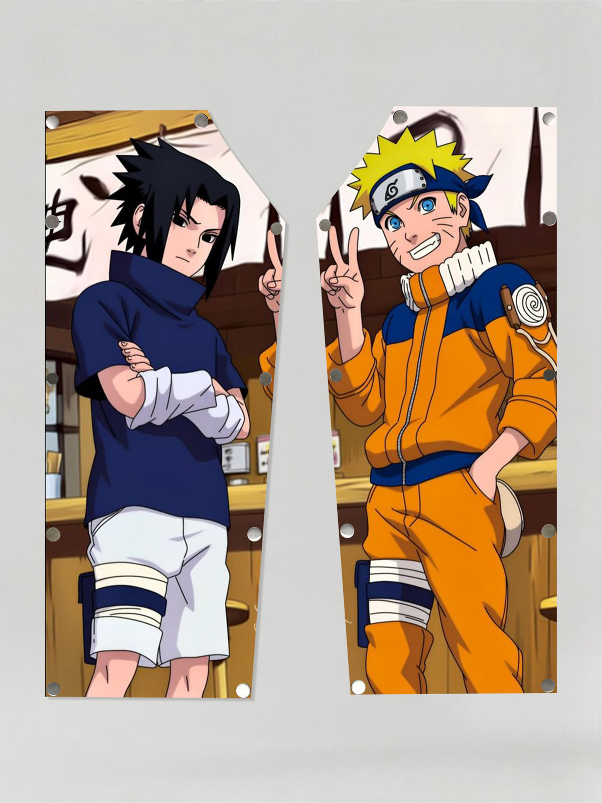 Anime Naruto Sasuke & Naruto (Youth) Patches