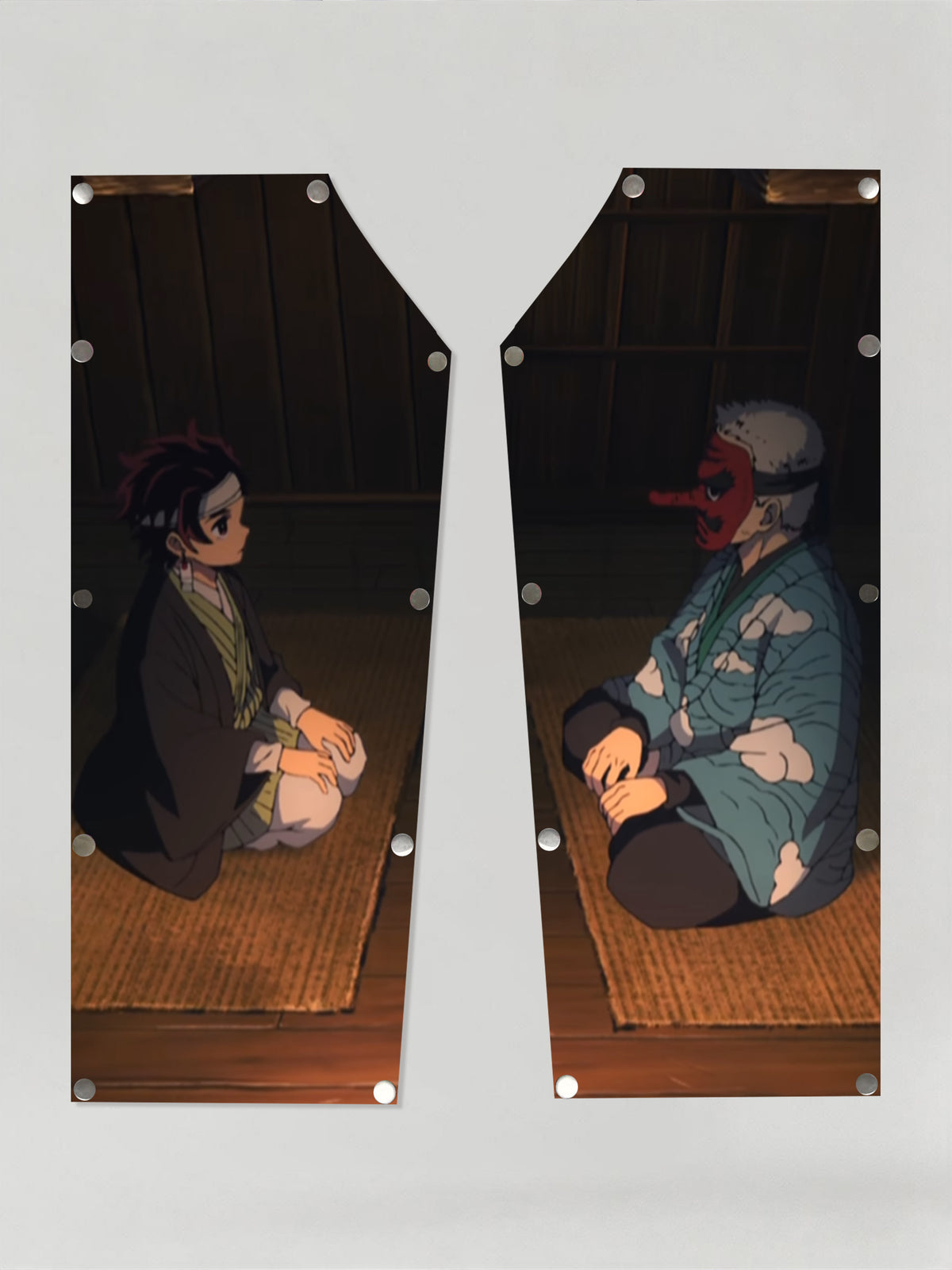 Anime Tanjiro Kamado & Sakonji Urokodaki Patch