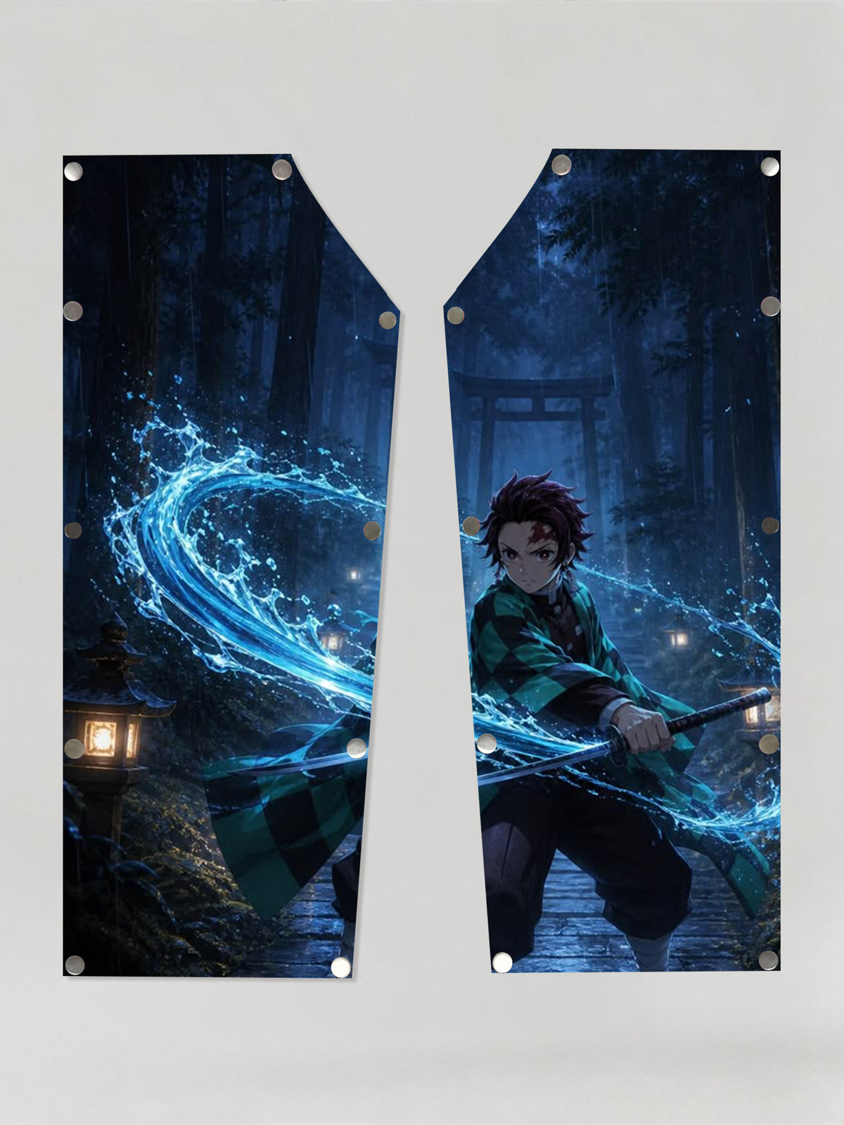 Demon Slayer Tanjiro Kamado water breathing Patch