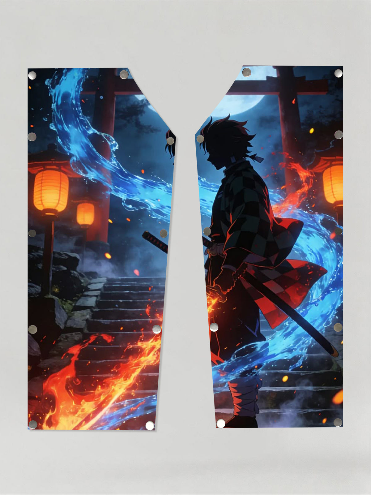 Demon Slayer Kamado Tanjiro snap-on Patches