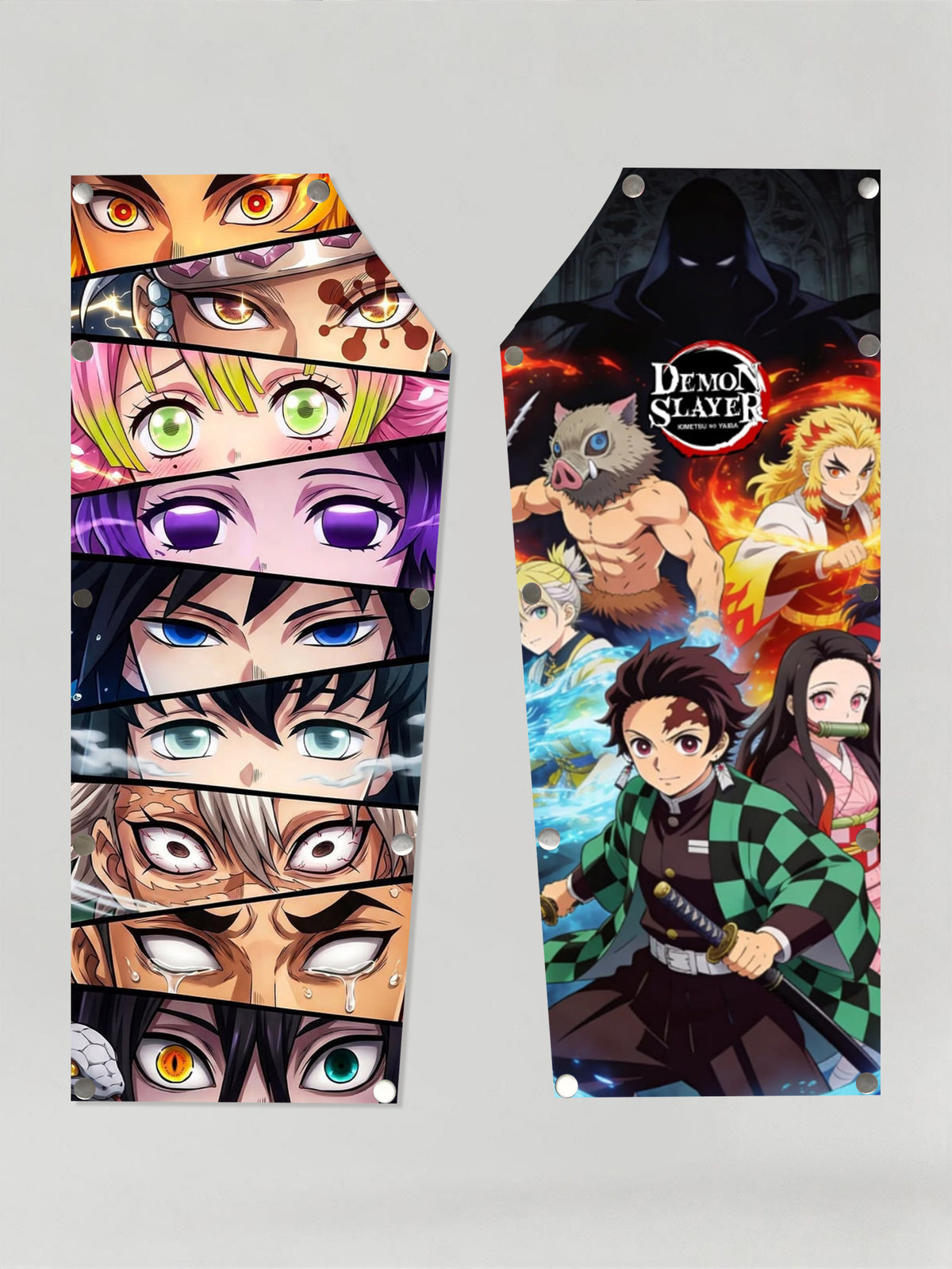 Anime Demon Slayer snap-on cotton fabric Patches