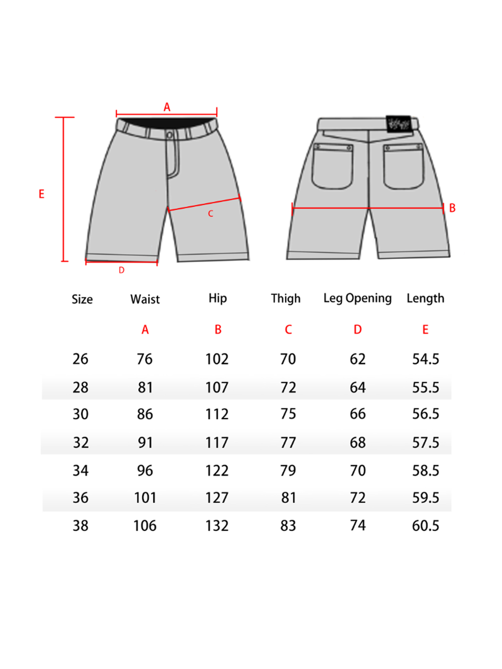 Brasil & CBF Embroidery Baggy Jorts