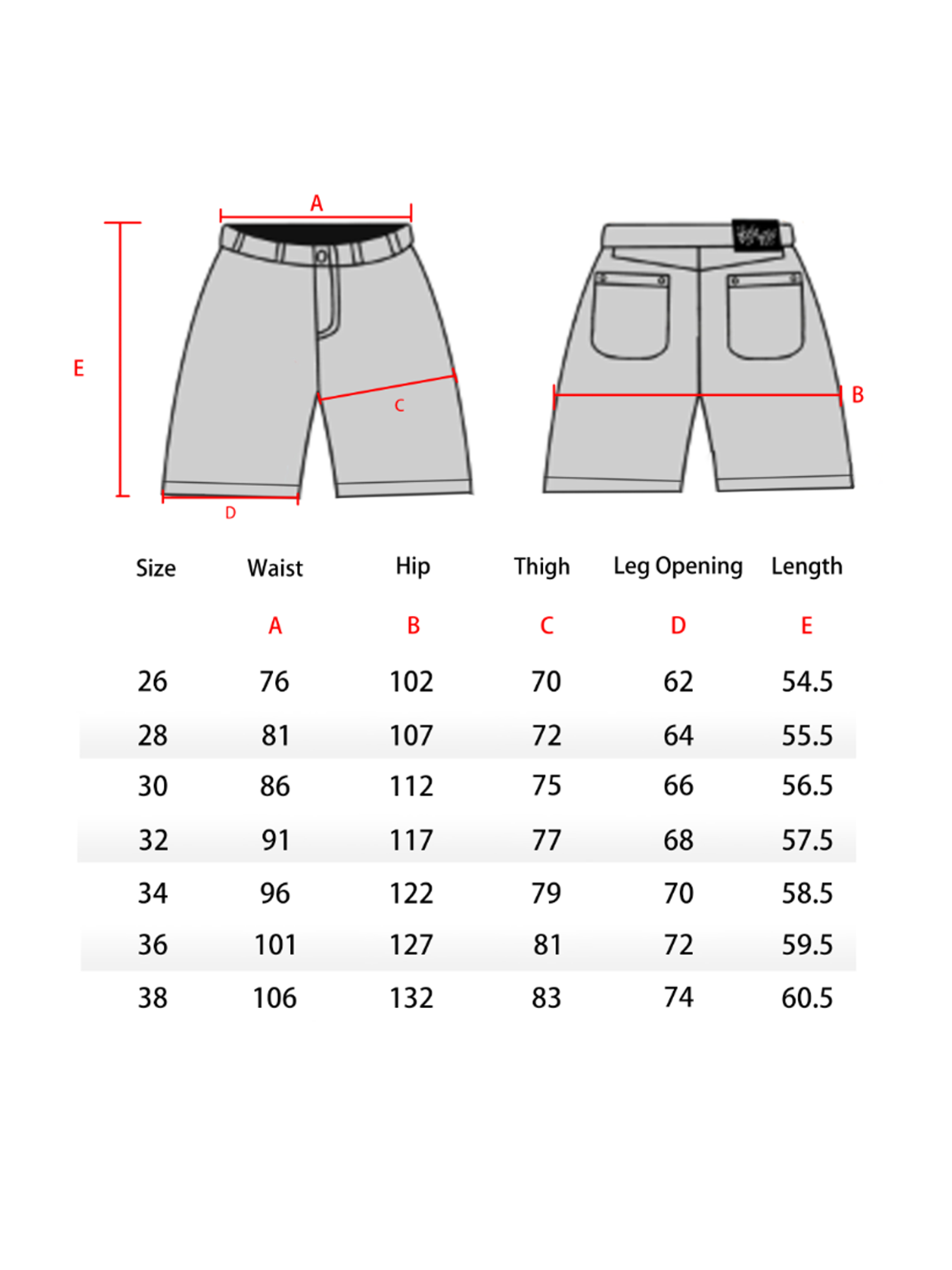 Brasil & CBF Embroidery Baggy Jorts